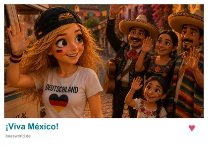 Postkarte: Viva México