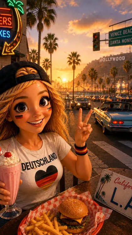 Handy-Hintergrund: Bea in Los Angeles