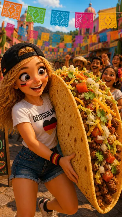 Handy-Hintergrund: Taco-Fest in Mexiko
