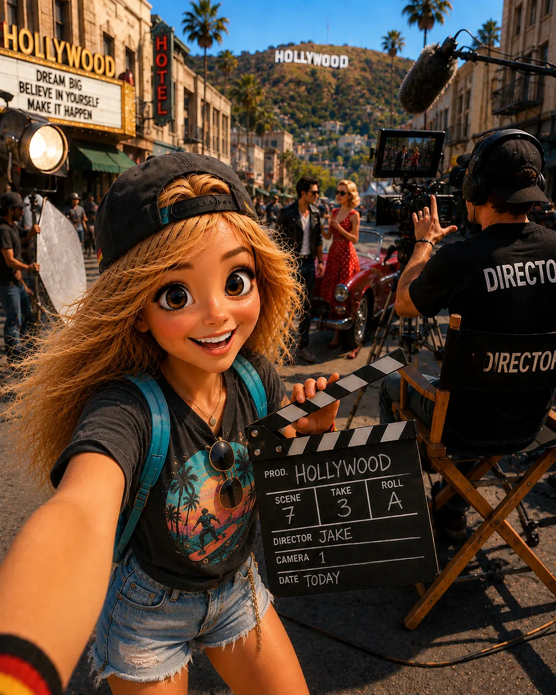 Bea am Hollywood Boulevard
