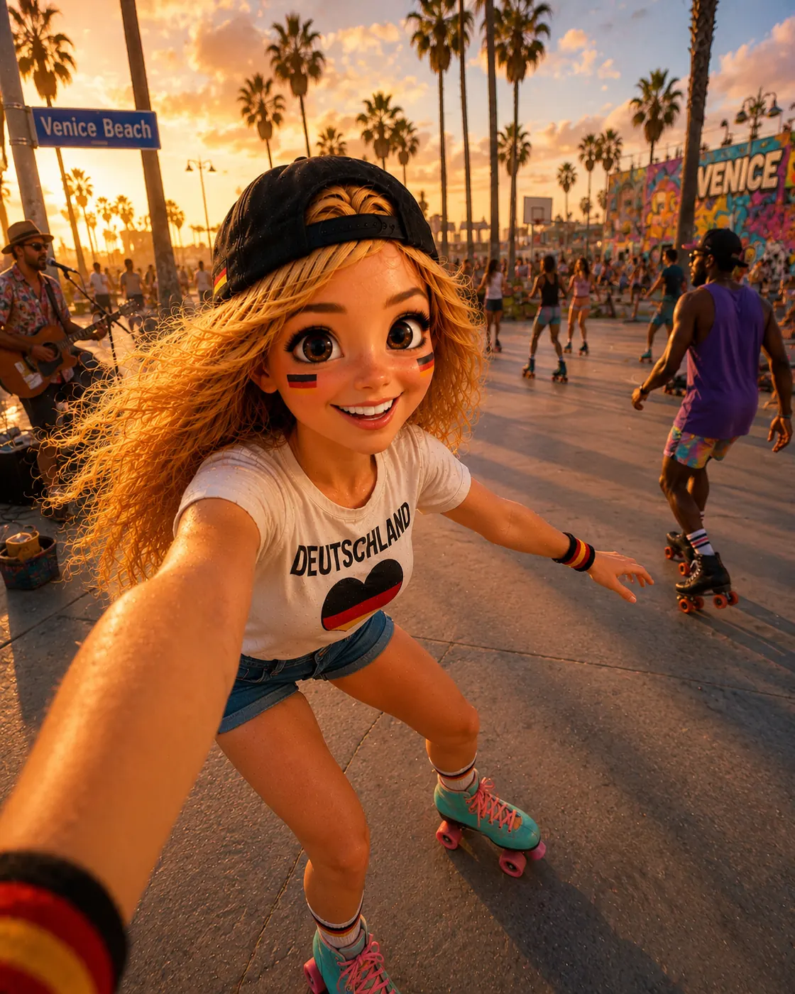Bea am Venice Beach in Los Angeles