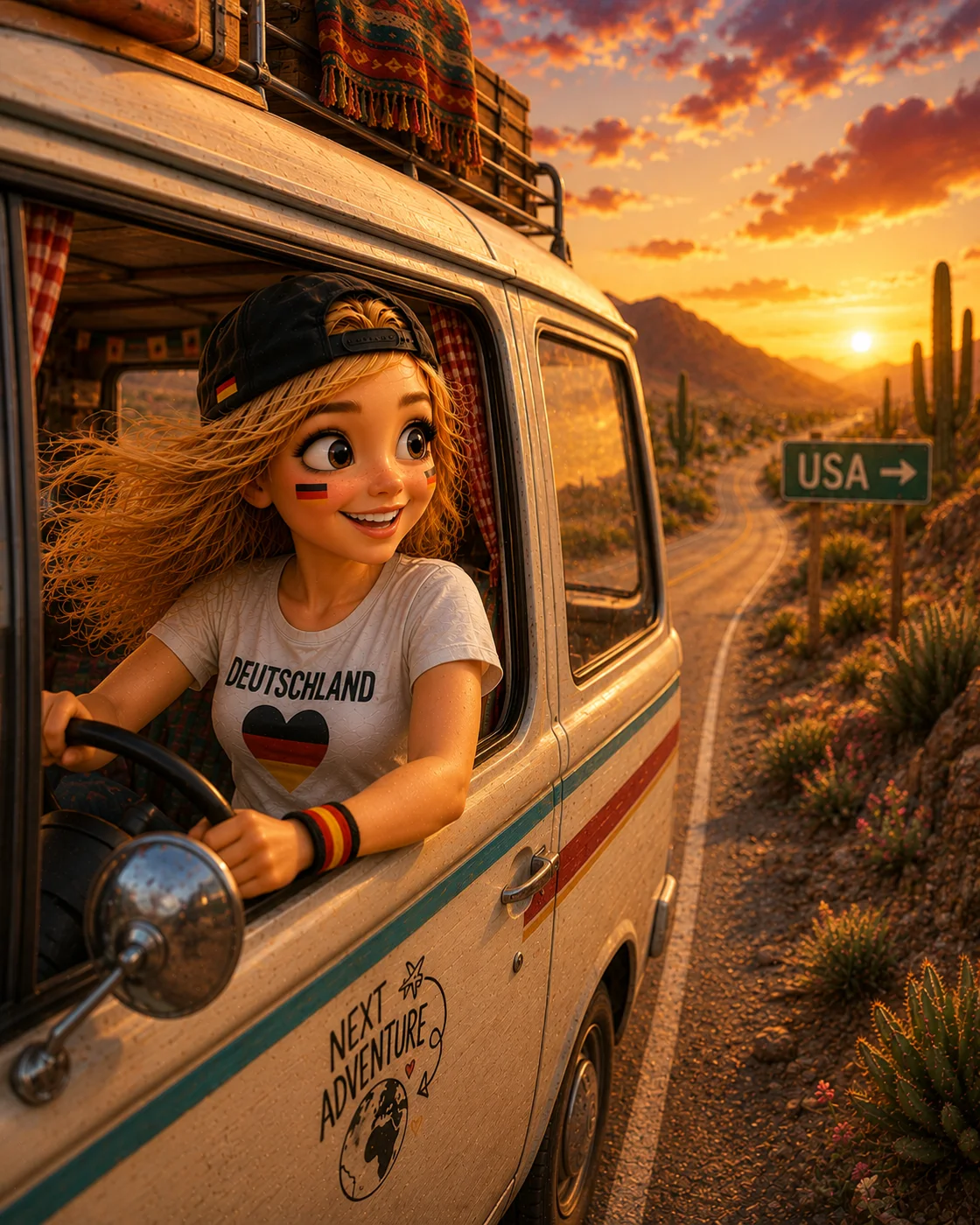 Bea auf Roadtrip durch die USA